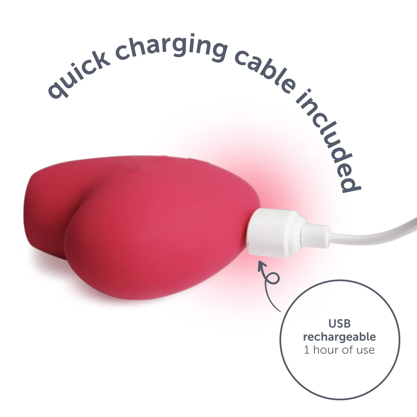 heart throb with magnetic charging cable